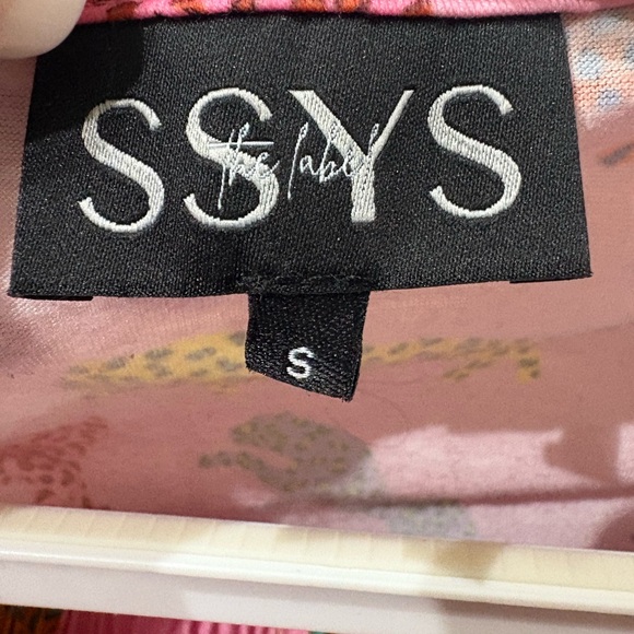 SSYS Colorful CHEETAH Animal Print PINK Pajama Set SIZE SMALL - Picture 6 of 8